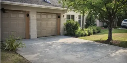 Plain Concrete Driveways